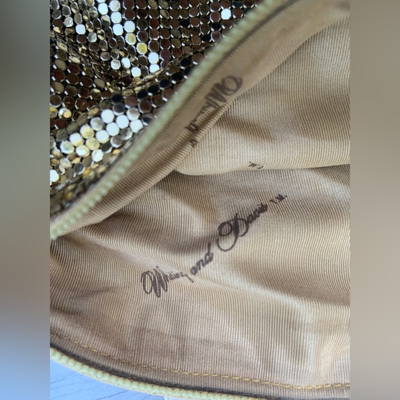Whiting and Davis gold mesh crossbody - Picture 10 of 12